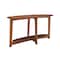 Alaterre Furniture Monterey 60"L Console/Media Mid-Century Modern Wood Table, Warm Chestnut ANMT1070 - alternate 1